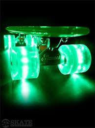 Sunset Alien Green Complete Skateboard Neon