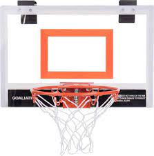 This door mounted backboard can give you an authentic basketball experience. Goaliath 18 Mini Basketball Hoop Free Curbside Pick Up At Dick S