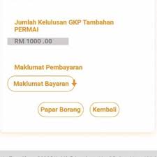 Semakan Kemaskini Geran Khas Prihatin Tambahan Status Gagal Kredit