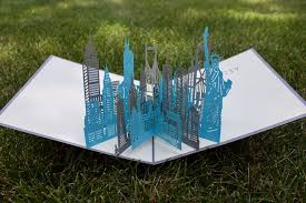 But make sure you lick the side that has the number and suit, not the back side. New York City Popup Card Paperpapers Blog