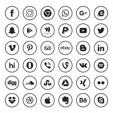 Pin De Beevlogs Em Link Pastas Do Pinterst Icones De Midia Social Icones Redes Sociais Midias Sociais Com isso, muitos pacotes de ícones de redes sociais excelentes, mas mais antigos, ficaram desatualizados e ao baixar, você percebe que precisava. icones redes sociais