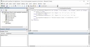 How To Solve Quadratic Equations In Excel Formula And Vba