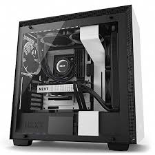 Black And White Pc Build Rgb Nzxt H700i Mid Tower Computer Case With Digital Fan Control And Rgb Lighting White Black Ca H700w Wb Computer Case Best Computer Computer Tower