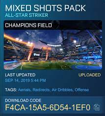 Torment's flip reset aerial training pack (10 shots. I Made A Training Pack With Every Single Kind Of Shot Rocketleague