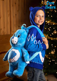 Ninja care, grumpy bear is rock lee's. Zip Up Child Grumpy Bear Care Bears Knit Sweater