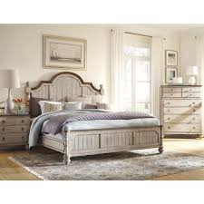 Flexsteel Plymouth King Poster Bed In Distressed Gray And White Nebraska Furniture Mart In 2020 Mattress Furniture Furniture Bedroom Furniture Makeover
