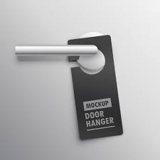Download 12 Special Door Hanger Mockup Psd Templates Mockuptree