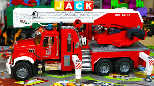 Bruder Fire Truck Mega Surprise Toy Unboxing And Review Kid Playing With Toys Youtube