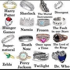 Fandom Rings On The Hunt Fandom Rings Geek Stuff Jewelry