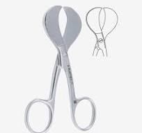 Tesoura de Cordão Umbilical Modelo EUA; Lâminas planas e ...