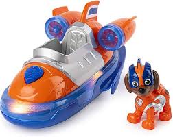 Amazon Com Paw Patrol Mighty Pups Super Paws Zuma S Deluxe Vehicle With Lights And Sounds Toys Games Paw Patrol Toys Paw Patrol Car Tracks For Kids
