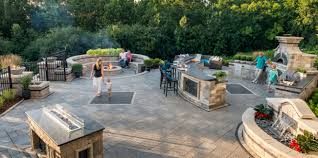Unilock Paver Pool Deck With Coping Unilock