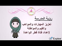 رؤية ورسالة المدرسة Youtube