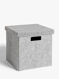 Check spelling or type a new query. John Lewis Partners Grey Felt Storage Box Large