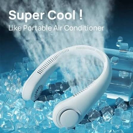 Cool Breeze Portable neck Fan - Compact, Powerful, and Ultra-Quiet Cooling Solution | Daraz.pk