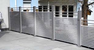 Zaunmodell Barcelona Alu Zaun Sichtschutz Sichtschutzzaun