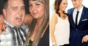 Super slimmers Matt and Hannah lose 140lbs for their wedding