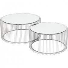 This is one off the wall coffee table! Contemporary Silver Coffee Tables Wire Kare Design