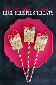 Eighteen25 Chocolate Dipped Class Treats Chocolate Dipped Rice Krispie Treats Chocolate Dipped Krispie Treats