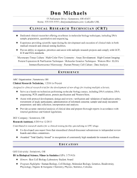 Entry Level Research Technician Resume Sample Monster Com