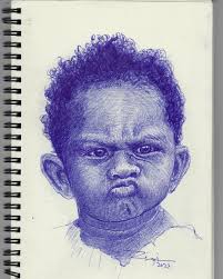 Ballpoint pen art from older work