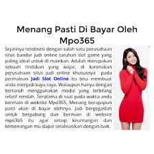 Dengan menggunakan uang asli untuk bermain kalian akan disuguhkan permainan situs dominoqq seperti real saat bermain di dunia nyata. Presentations By Mpo365 Online