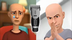 Classic Caillou Shaves Doris Hair Bald/Grounded