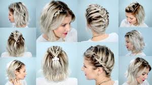 Many women opt for shoulder length hair as they want easy maintenance. 10 Easy Braids For Short Hair Tutorial Milabu Youtube