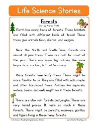 Improve your reading comprehension skills while learning new facts from interesting passages. Science Reading Comprehension Worksheets