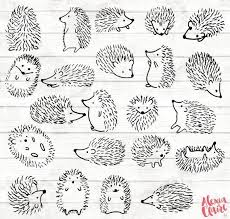 Igel Clipart 22 Igel Doodle Clipart Igelkarte Wald Etsy Clipart Doodle Igelkarte Hedgehog Art Planner Doodles Doodle Drawings