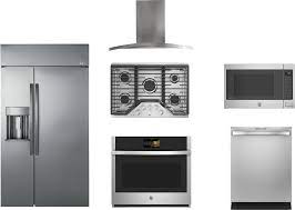 Gigapromo is the website to compare ge appliance bundle packages. Ge Gerecoworhdwmw001 6 Piece Kitchen Appliances Package With Side By Side Refrigerator Dishwasher And Counter Top Microwave In Stainless Steel