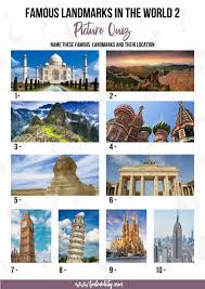 Challenge them to a trivia party! Best Famous Landmarks Picture Quiz 120 Questions And Answers Beeloved City