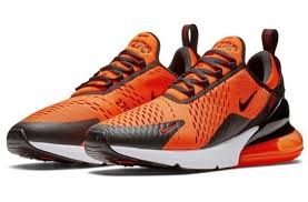 Air Max 270s Black And Red Official Look At The Nike Air Max 270 Total Orange Black Kicksonfire Com Nike Air Max Sneakers Air Max 270