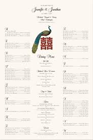 Chinese Asian Themed Wedding Seating Charts Chinese Themed