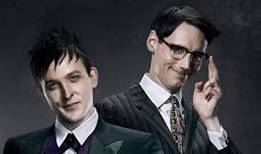 Along with thursday's penultimate episode, gotham shared the first batch of photos from the pending finale, including a glimpse at penguin and riddler in their classic costumes. The Penguin And Riddler Invade Wayne Manor For A Gotham Season 3 Interview Blastr