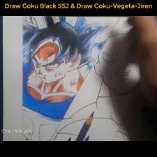 When you do that, you make the hair red and remove any loose strands. Anime Fc Vn Draw Goku Black Ssj Vs Draw Goku Vegeta Jiren Facebook