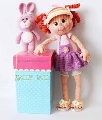 Amigurumi Pembe Elbiseli Tavsan Yapilisi Amigurumi Polka Dot Bunny Free Pattern Tiny Mini Design Amigurumi Kizlar Ve Toys