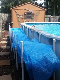 Solar Cover Holder Husband Made Solar Pool Cover Pool Pool Life