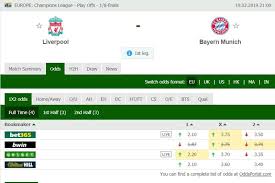 After 285 matches played in the german 2. Europe Champions League Play Offs Liverpool Vs Bayern Munich Analysis And Match Preview Elohim4 On Scorum