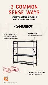 Organize Your Garage For Good With This Heavy Duty Steel Shelving These Shelves Adjust In 3 Inch Increments To Fit Garage Storage Storage Garage Organization