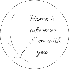 Check spelling or type a new query. Art Collectibles Hand Embroidered Hoop Art Home Is Wherever Im With You Song Lyrics Fiber Arts