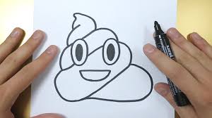 Comment Dessiner Caca Emoji Kawaii Tuto Dessin Youtube