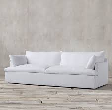 Cloud Track Arm Two Seat Cushion Sofa Canape Confortable