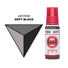 AK-Interactive: Quick Gen Acrylic Contrast - Soft Black 18 ml