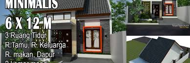 20+ inspirasi fasad rumah minimalis 1 lantai dengan atap limasan. Project 3 Desain Rumah Minimalis 6x12 M 1 Lantai Yogie Ervanata Studio Arsitek