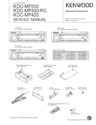 How to download kenwood car audio schematic diagrams and service manuals? Kenwood Kdc Mp202 Mp333 Rc Mp433 Service Manual Download Schematics Eeprom Repair Info For Electronics Experts