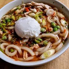 These spicy noodles are inspired by a chinese dish called ants climbing a tree, named for the way the small pieces of ground pork (the ants) cling to the noodles (the tree). Udon From Costco Altamont Farms