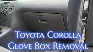 Related glove box replace/remove content. How To Remove The Glove Box And Damper On A 2003 2004 2005 2006 2007 2008 Toyota Corolla Youtube