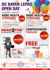 Leader in primary and secondary healthcare, chat with us via livechat for free now Bp Healthcare Group Come And Join Us At Bp Diagnostic Centre Bayan Lepas For A Variety Of Health Screening Promotion Free Goodies Bag Is Awaiting For The First 100 Customers