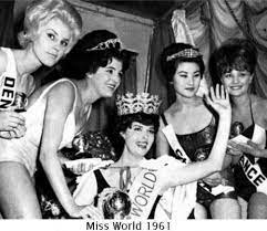 Från wikipedia, den fria encyklopedin. Miss India Miss World Miss Universe Miss Asia Pacific Winner Information Photo Video 1961 Miss World Rosemarie Frankland